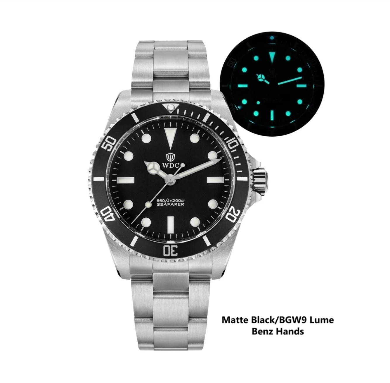 Watchdives Seafarar WD5513Q 40mm VH31 Sub Men’s Dive Watch