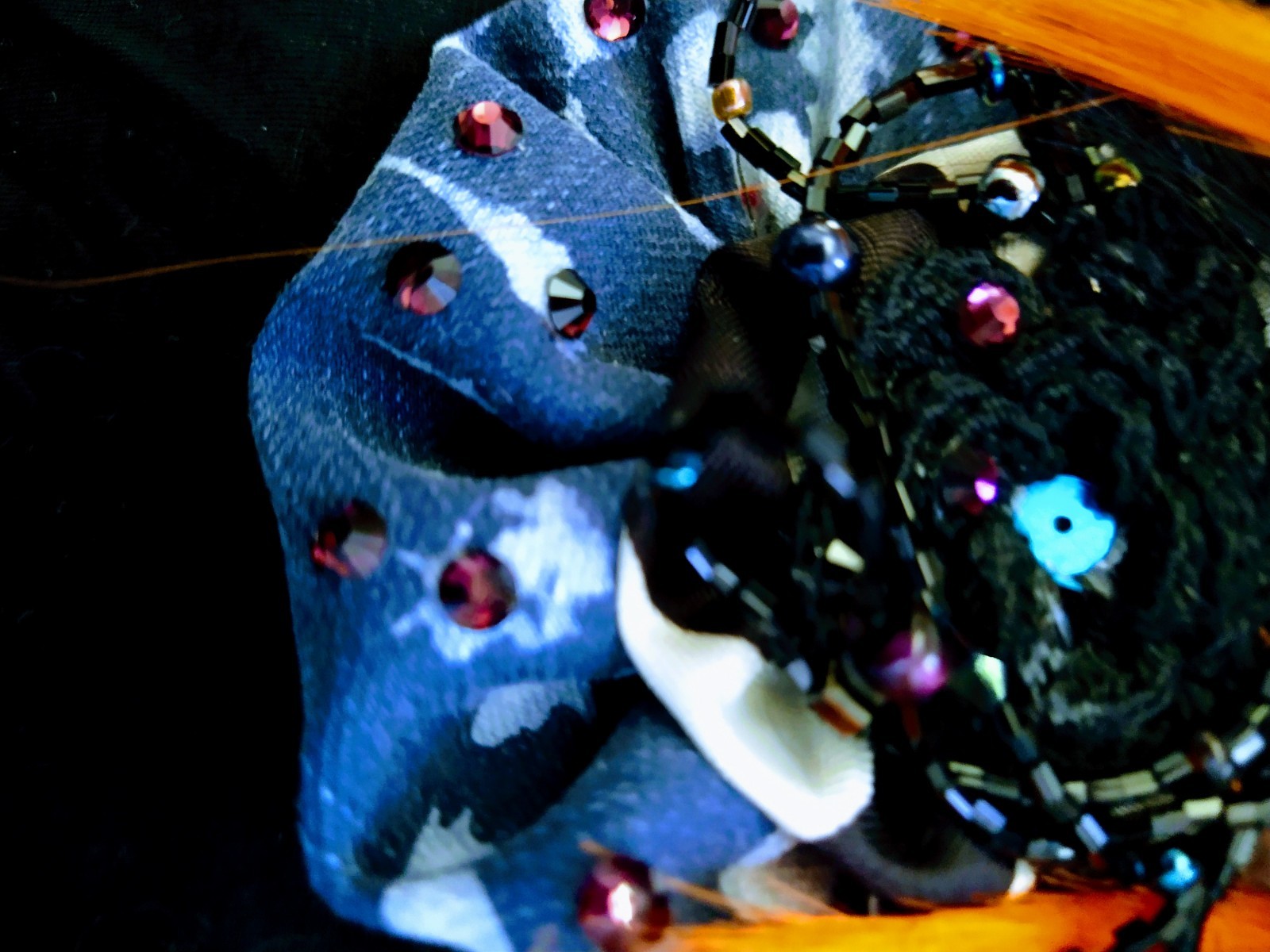 Halloween Witch Brooch Fashion Jewelry 5″ Cloth Handmade 5″ Inch New