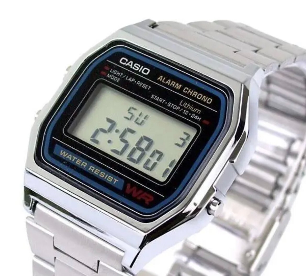 Casio Classic A158WA-1DF Wrist Watch for Men – Silver