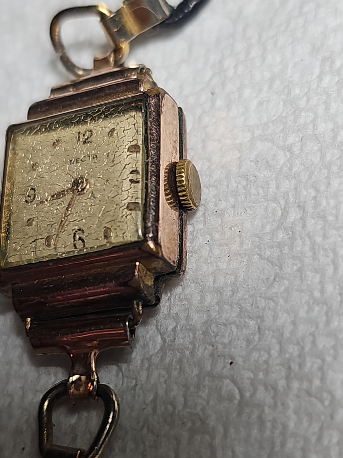 RECTA Antique Women’s Gold Plated Watch For PARTS – REPAIR