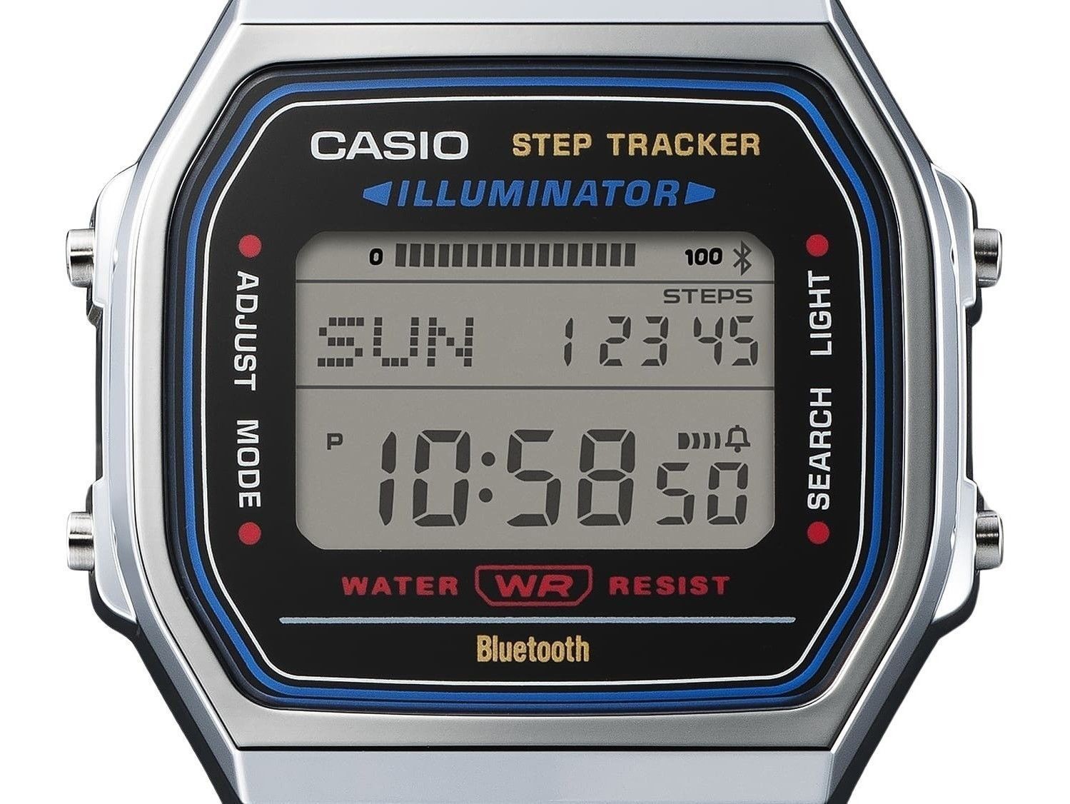 Casio Vintage Smartphone Link Stainless Steel Quartz ABL-100WE-1A Unisex Watch