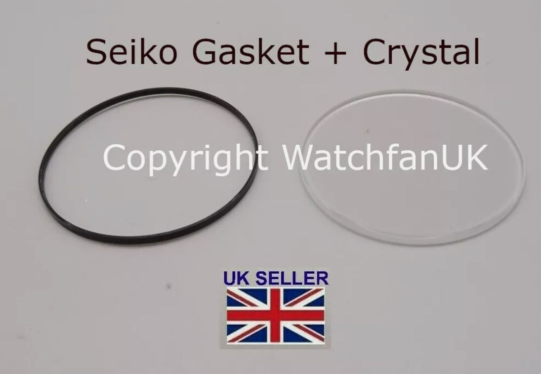 Flat Crystal + Gasket Fits Seiko 7S36-03J0