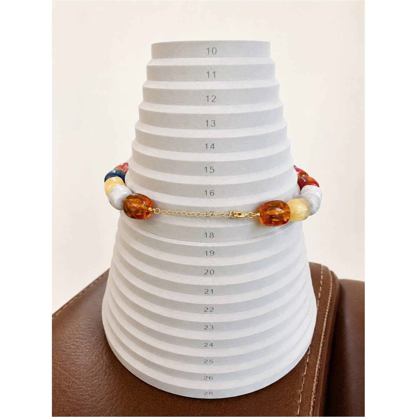 NWT Colorful Resin Statement Necklace | Chunky Multicolor Acrylic