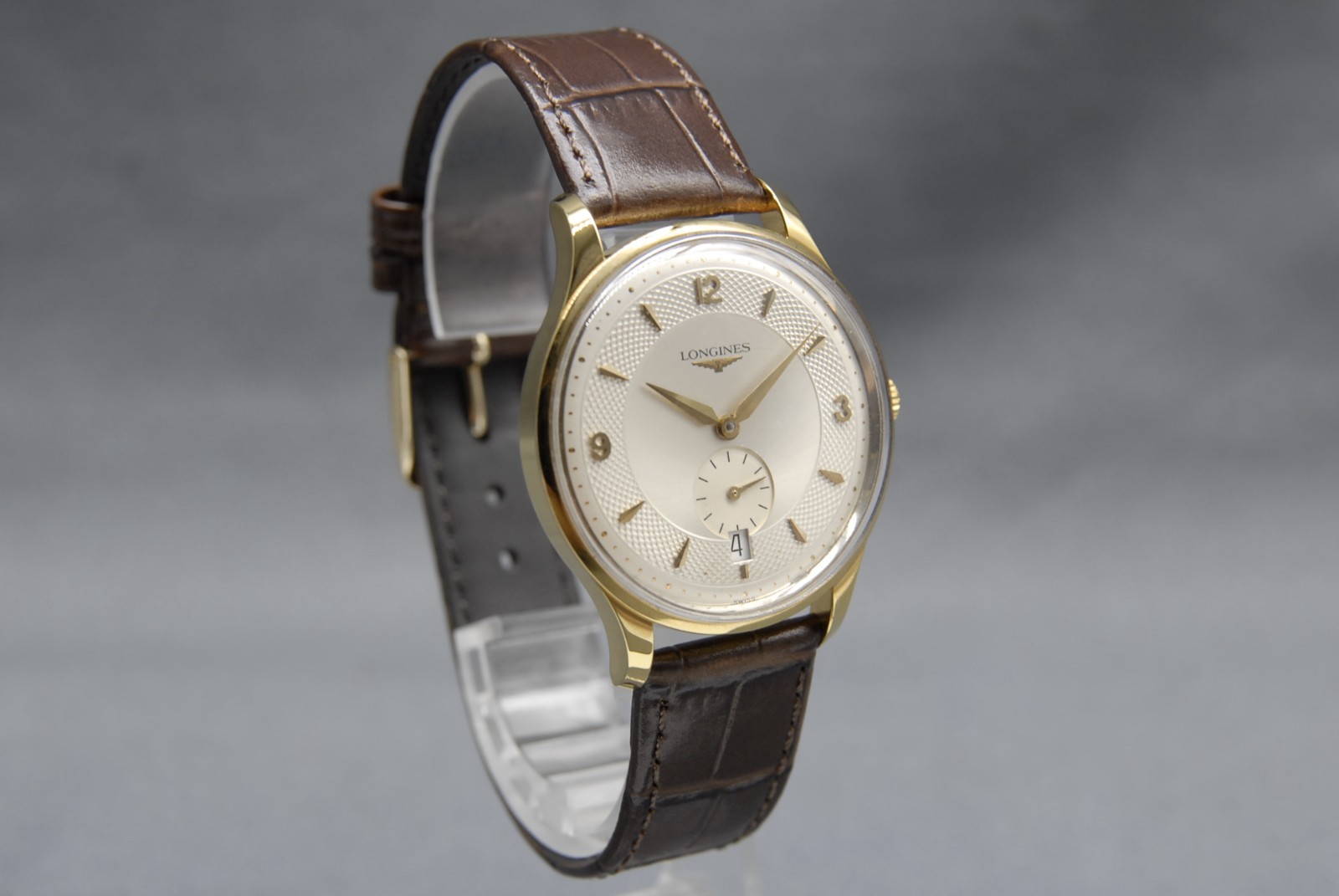 CLA’d [N MINT] LONGINES La Grand Classique L4.685.2 36mm Gold Small AT Men Watch