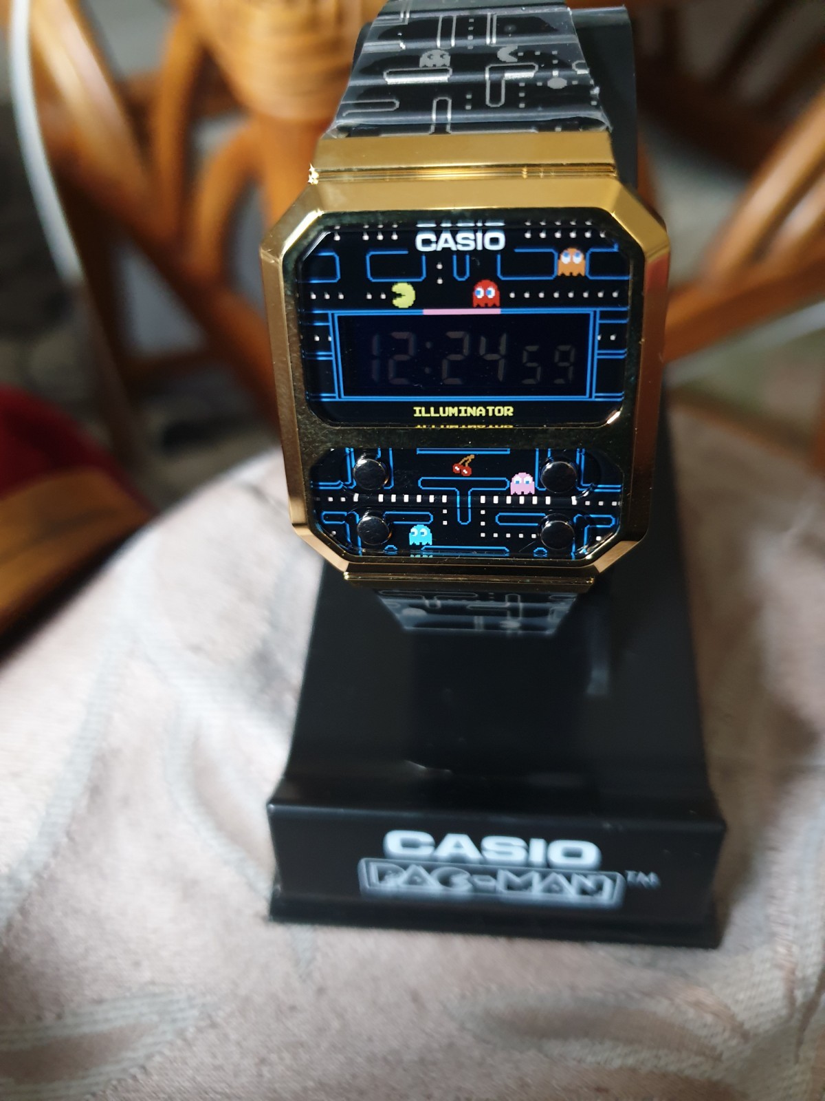 Casio Pacman A100 Wepc-1ber Limited Edition Watch In Mint Condition with Box