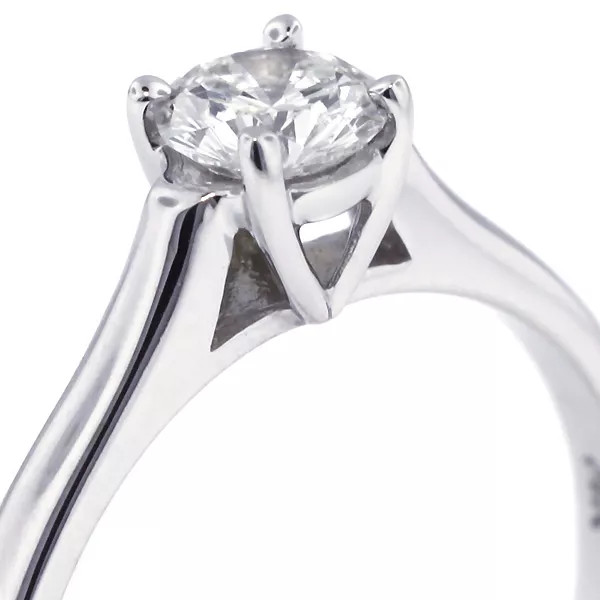 Classic Solitaire Engagement Ring 14K Gold 1.28 CT Round Lab-Grown Diamond E SI2