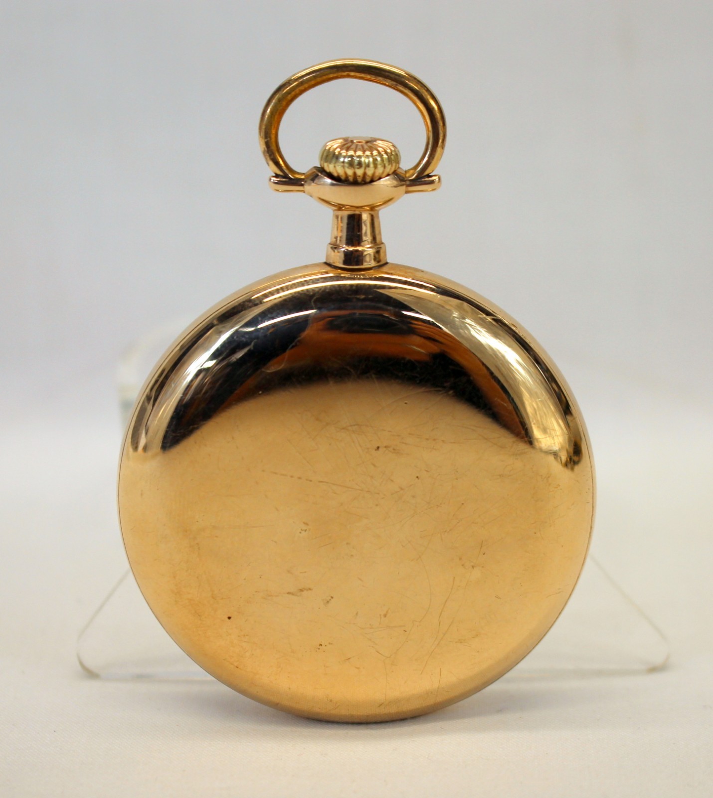 💥1912 ELGIN Grade 313 Pocket Watch Model 7 15J 16S Gold Filled RUNNING!
