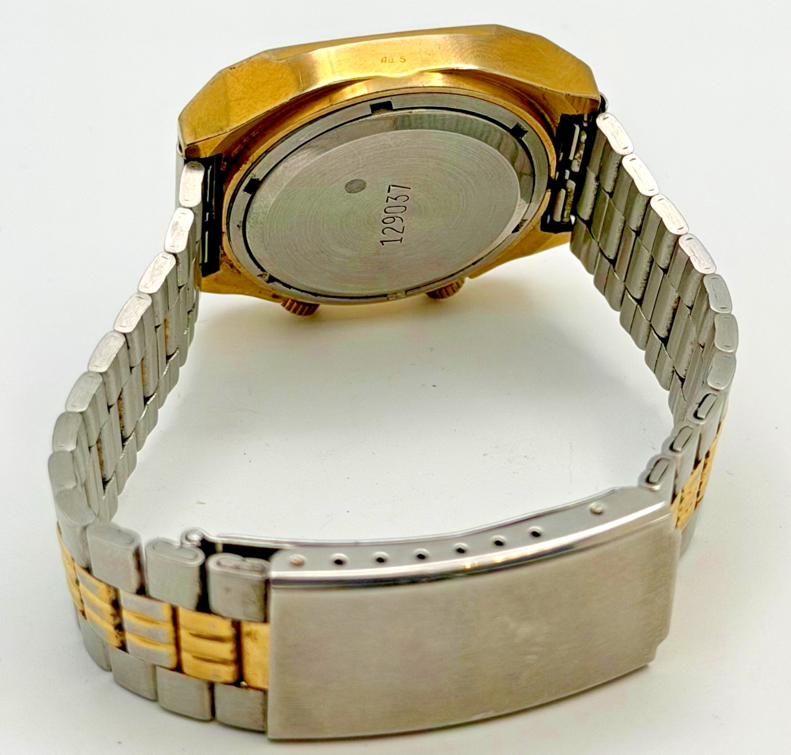 Vintage USSR Poljot Signal 2612.1 18J Mechanical Alarm Watch Working Soviet