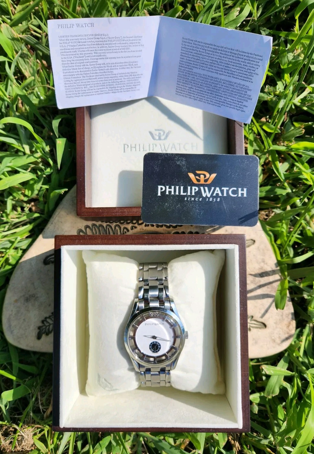 Philip Watch Floating Sunray Exhibition Mechanical ETA 7001 Men’s 39mm Watch!!!