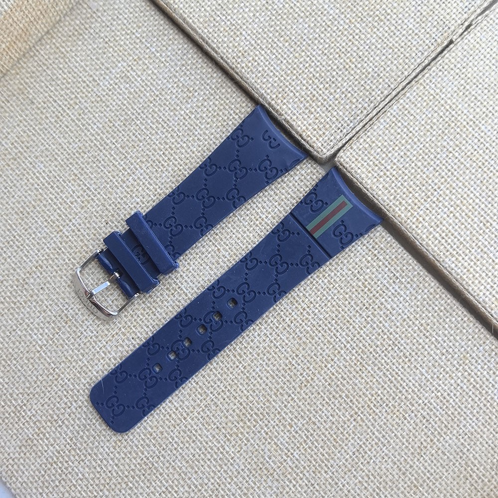 26MM Quality Silicone Rubber Watch Band Straps For I-Gucci YA114207 YA114229/209