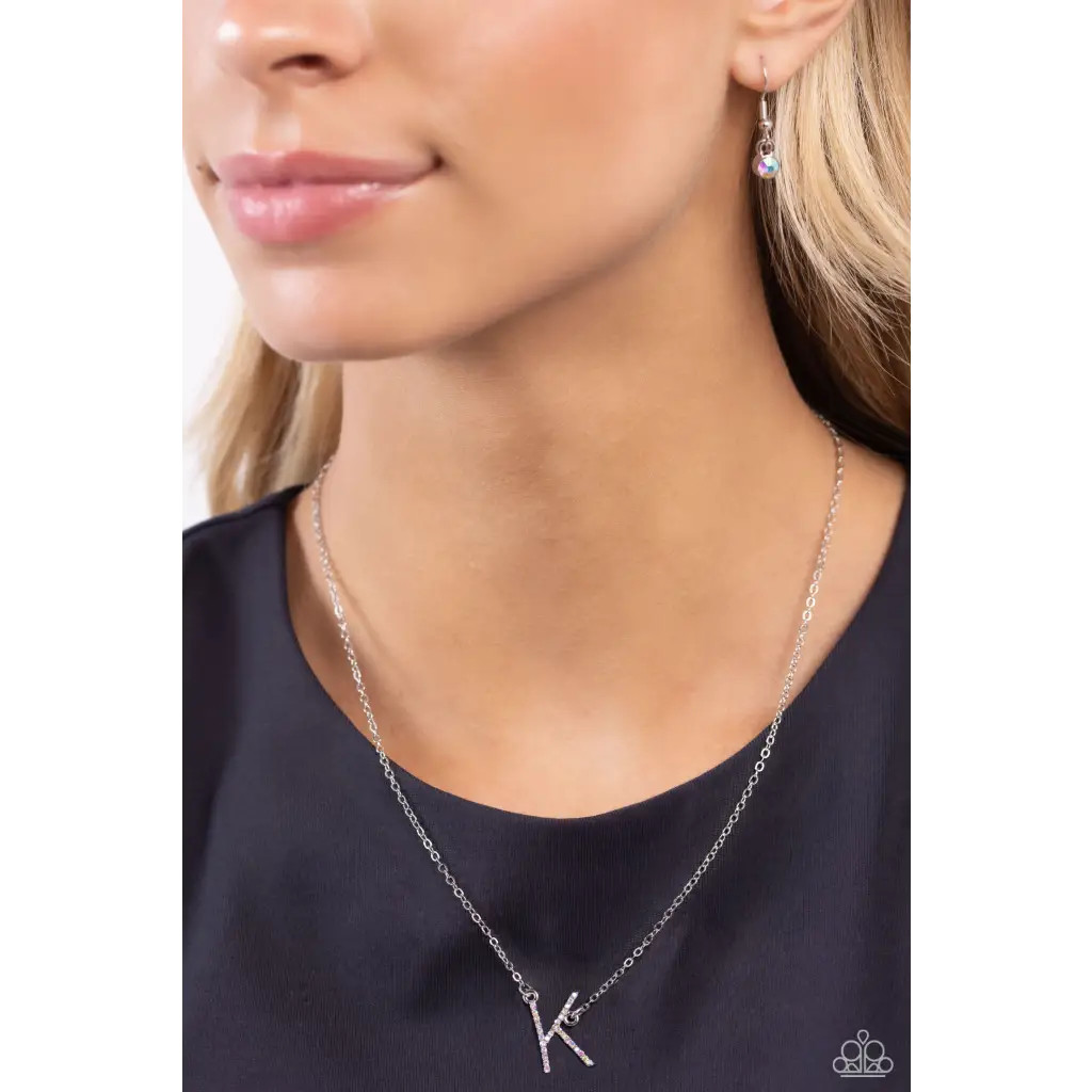 Paparazzi | INITIALLY Yours – K – Multi Necklace