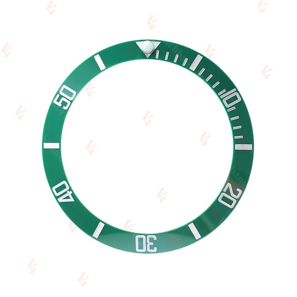38*30.5mm Ceramic Alloy Watch Bezel Insert Ring Slope for NH35/36 GMT Diving 40m
