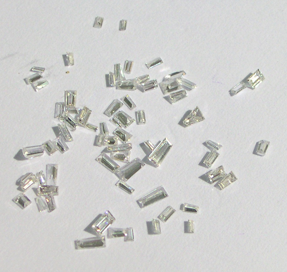 1+ Carats Mix WHITE BAGUETTES CUT Natural POLISHED DIAMONDS