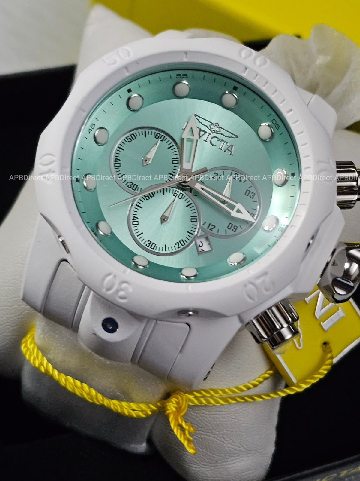 Invicta – AQUA PLATED Venom PHANTOM – 54mm AQUA Blue Chronograph – Mens Watch