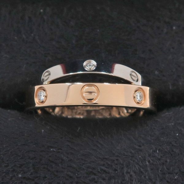 Cartier Be Love Diamond Ring size US5.25 EU50 18K Gold Auth #9992