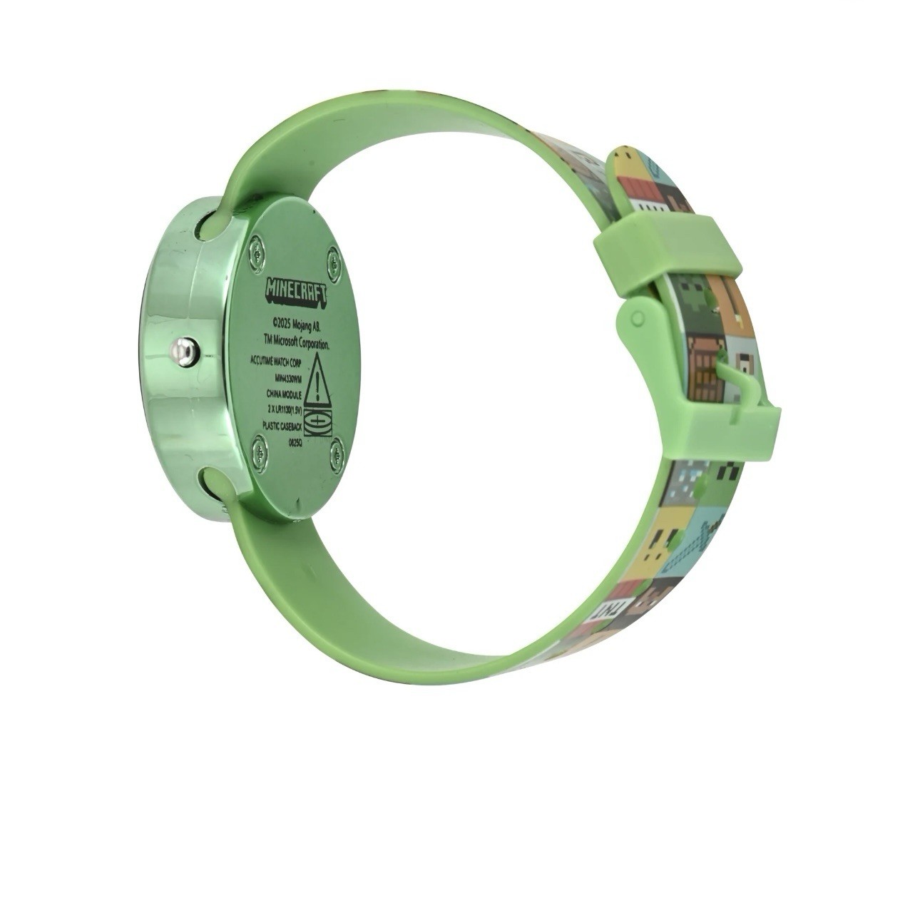 Minecraft LED Watch Round Face Mojang Studios by Accutime Watch NEW! 2025