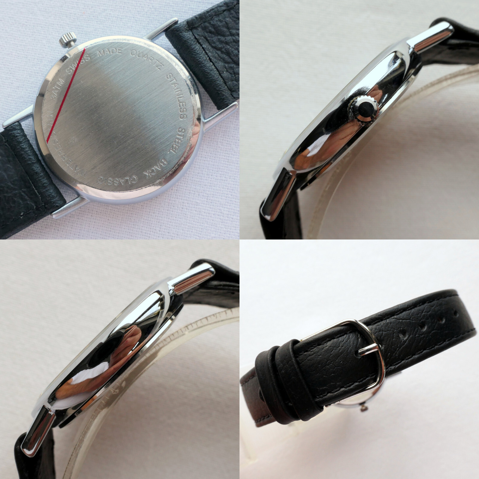 Mercedes Benz Vintage Classic Car Accessory Sport Basic Design Swiss Made Watch