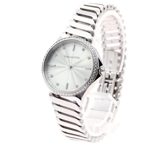 Tiffany & Co. Metro 2-Hand 60874859 28mm SS Silver Dial Quartz Watch #C5675