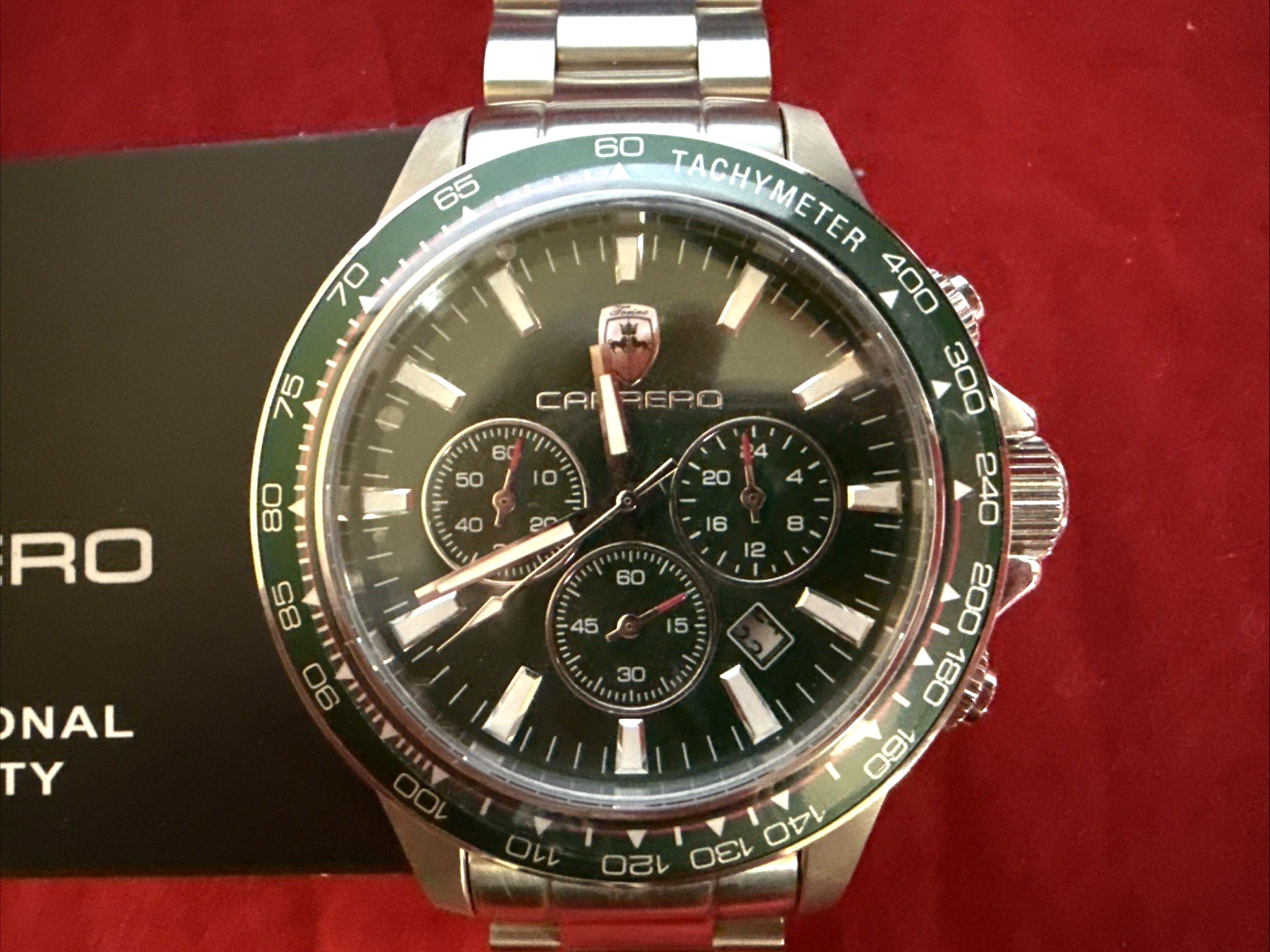 Carrero Subaquatic Green Dial, Bezel Chrono ref. CS866GNRD