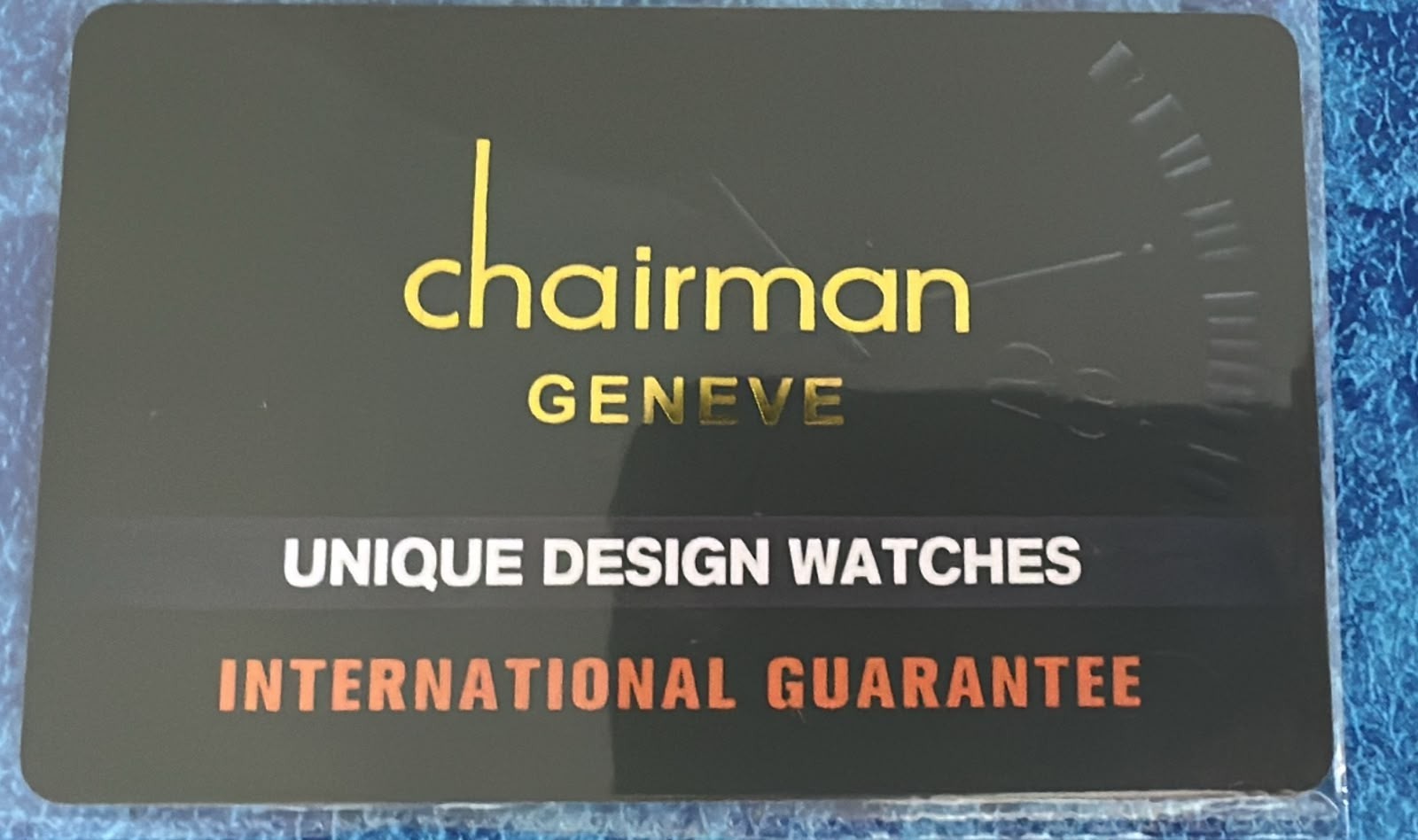 Chairman Geneve 1971 UAE Emblem Quartz Men’s new Watch Sand Dial Box Stainless