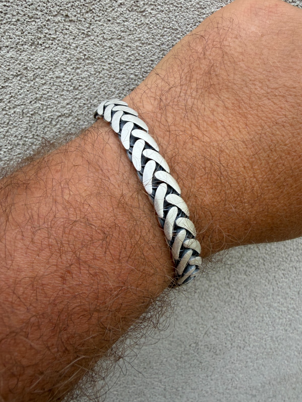Mens Custom 10mm Wheat Link Bracelet W. Custom Lion Clasp Real 925 Silver
