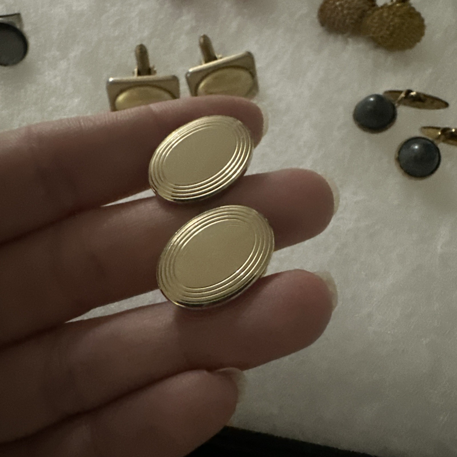 Choose what you want — 9 sets of cufflinks; Mixed designs