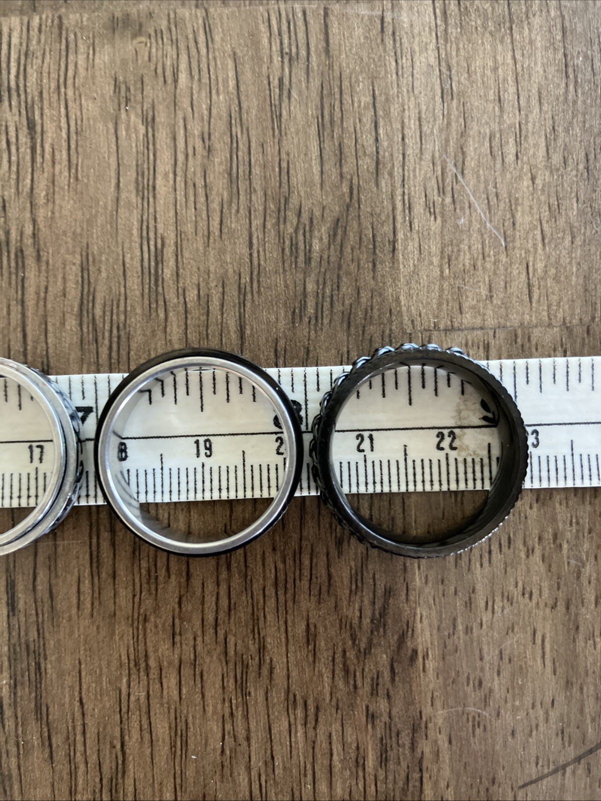 Anxiety Fidget Spinner Ring in Stainless Steel Lot Of 8!!
