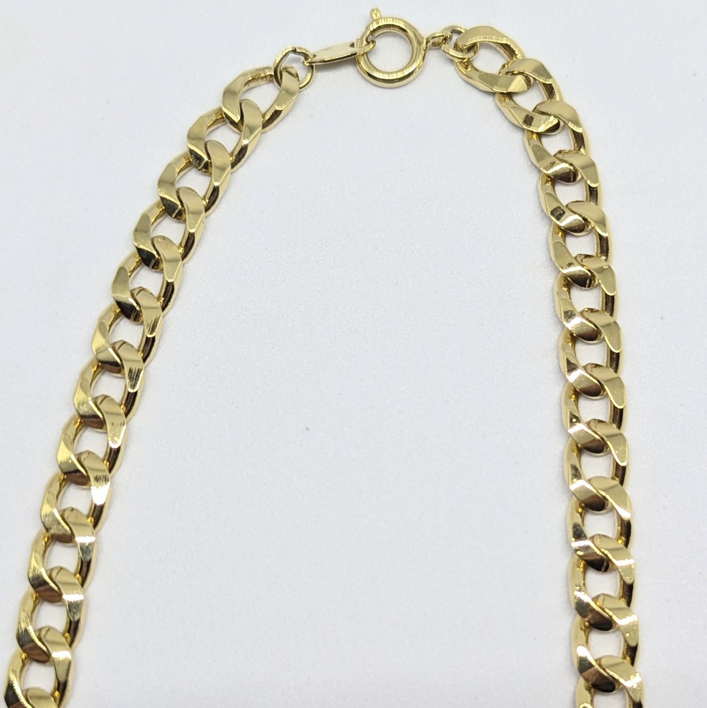 Vintage Trifari Black & Cream Enamel Collar 16” Necklace Gold Tone