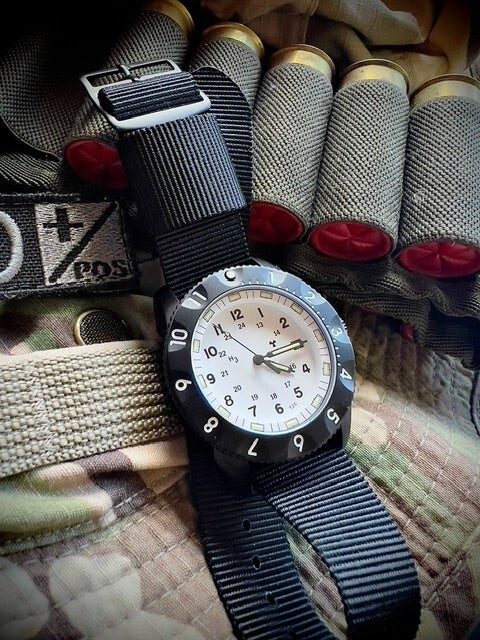 MWC P656 2025 PVD Automatic Tactical Watch with GTLS Tritium & Sapphire Crystal