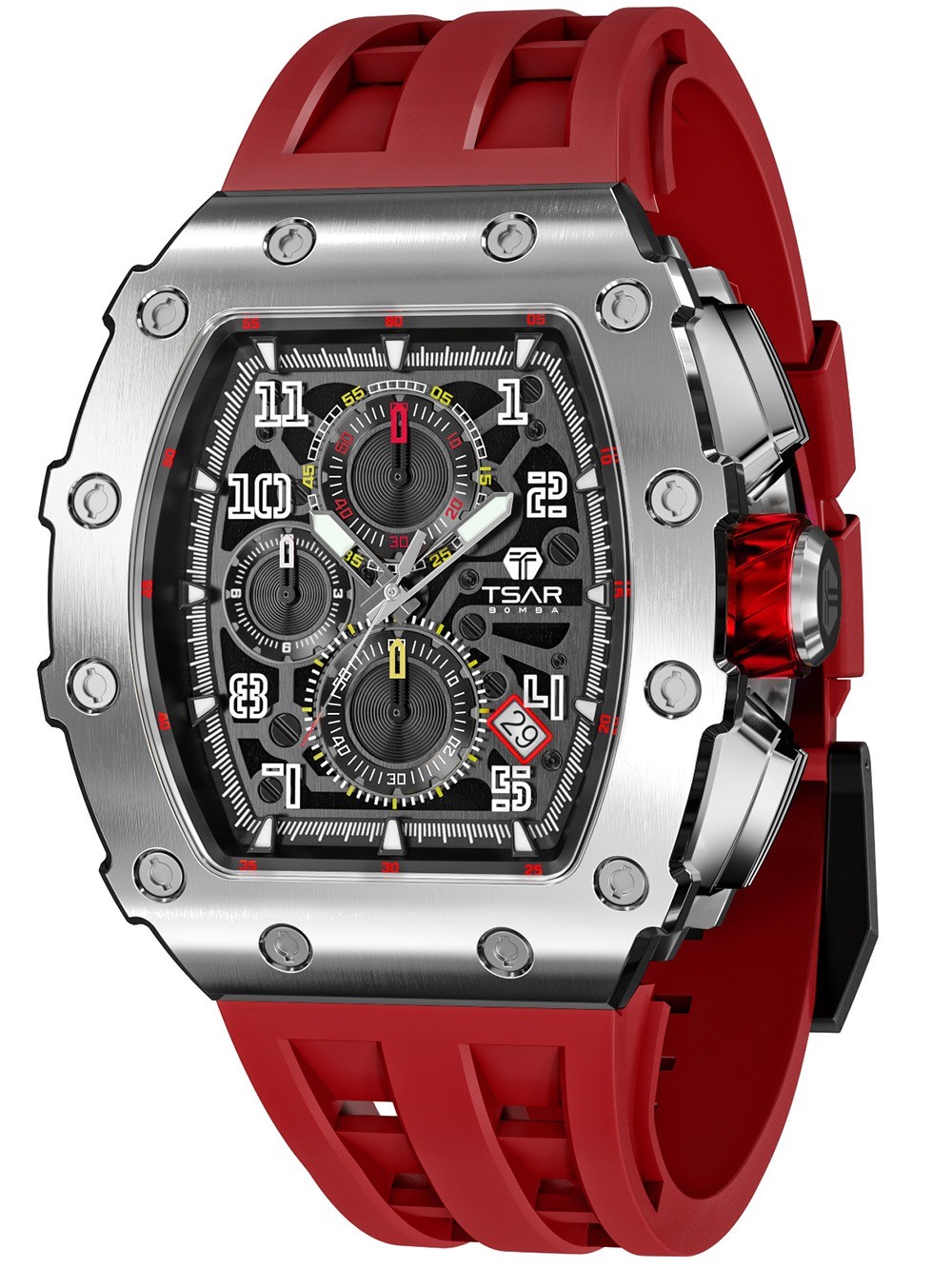Tsar Bomba TB8204Q-33 Mens Watch Elemental Chronograph 44mm 5ATM