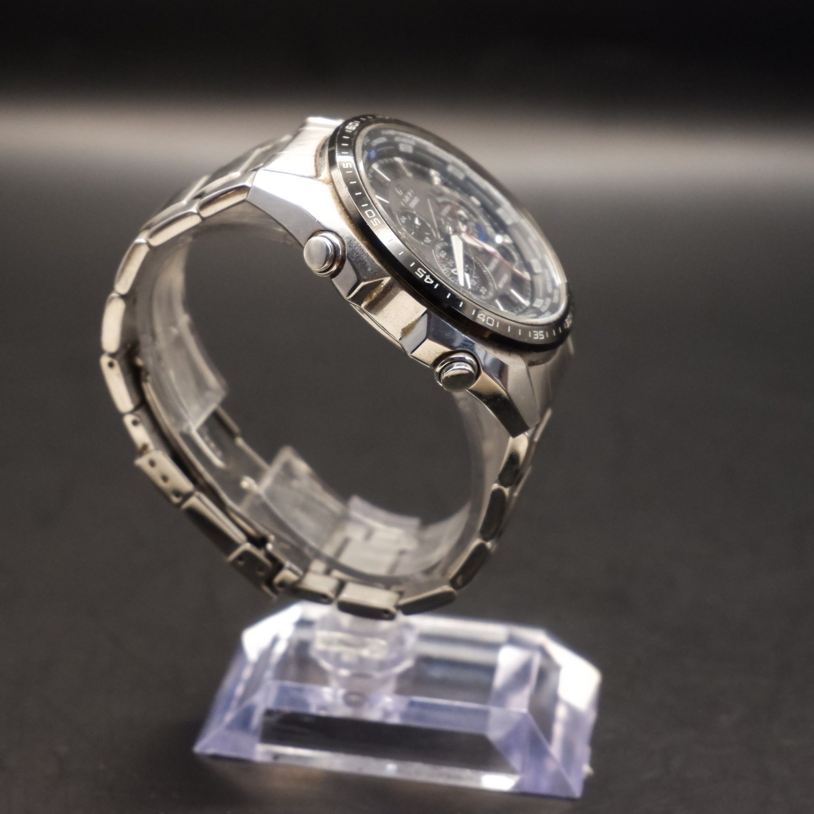 Casio Tough Solar Chronograph Watch Ref EQS-500 Short Bracelet!