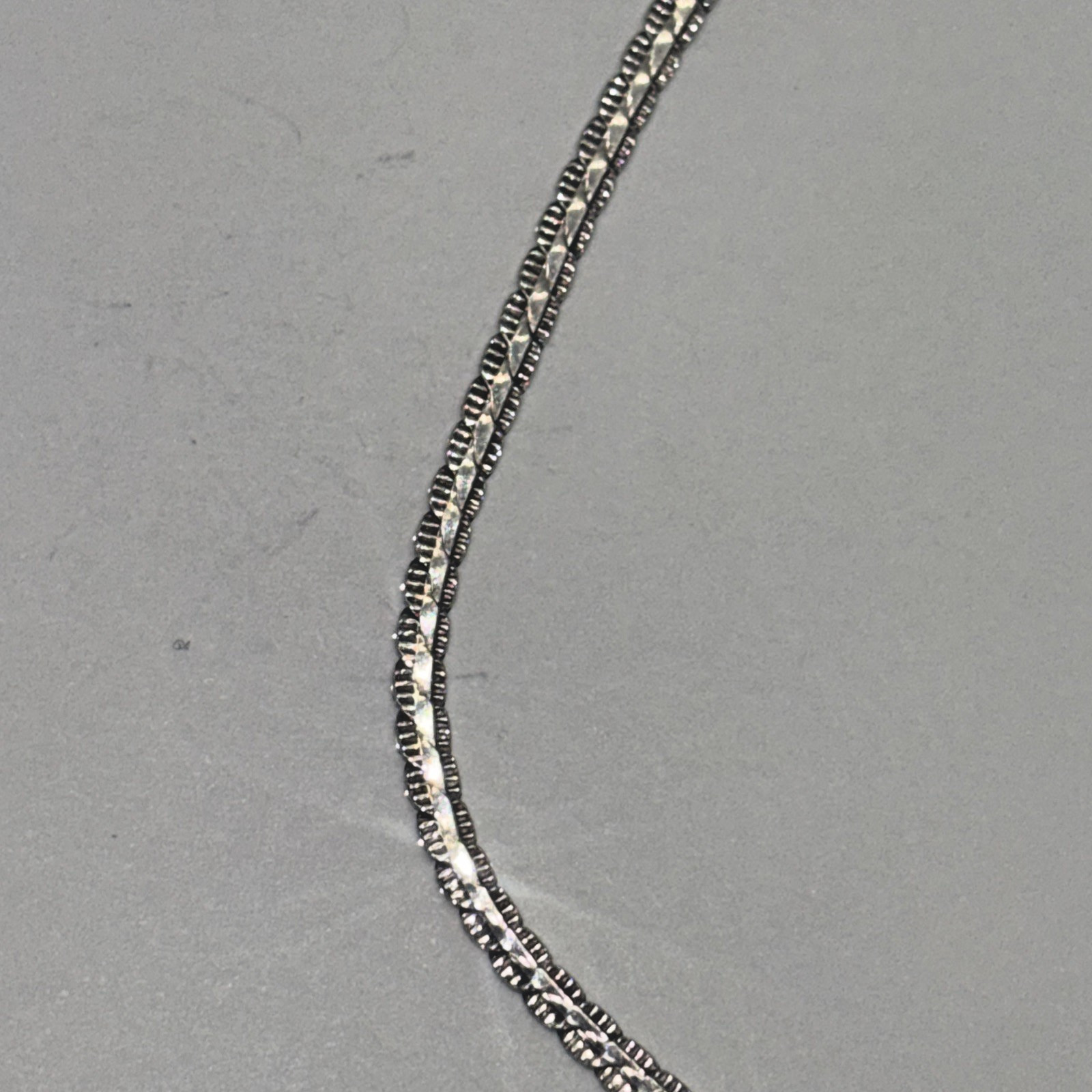 Solid .925 Sterling Silver 7.25 in. Custom Link Bracelet