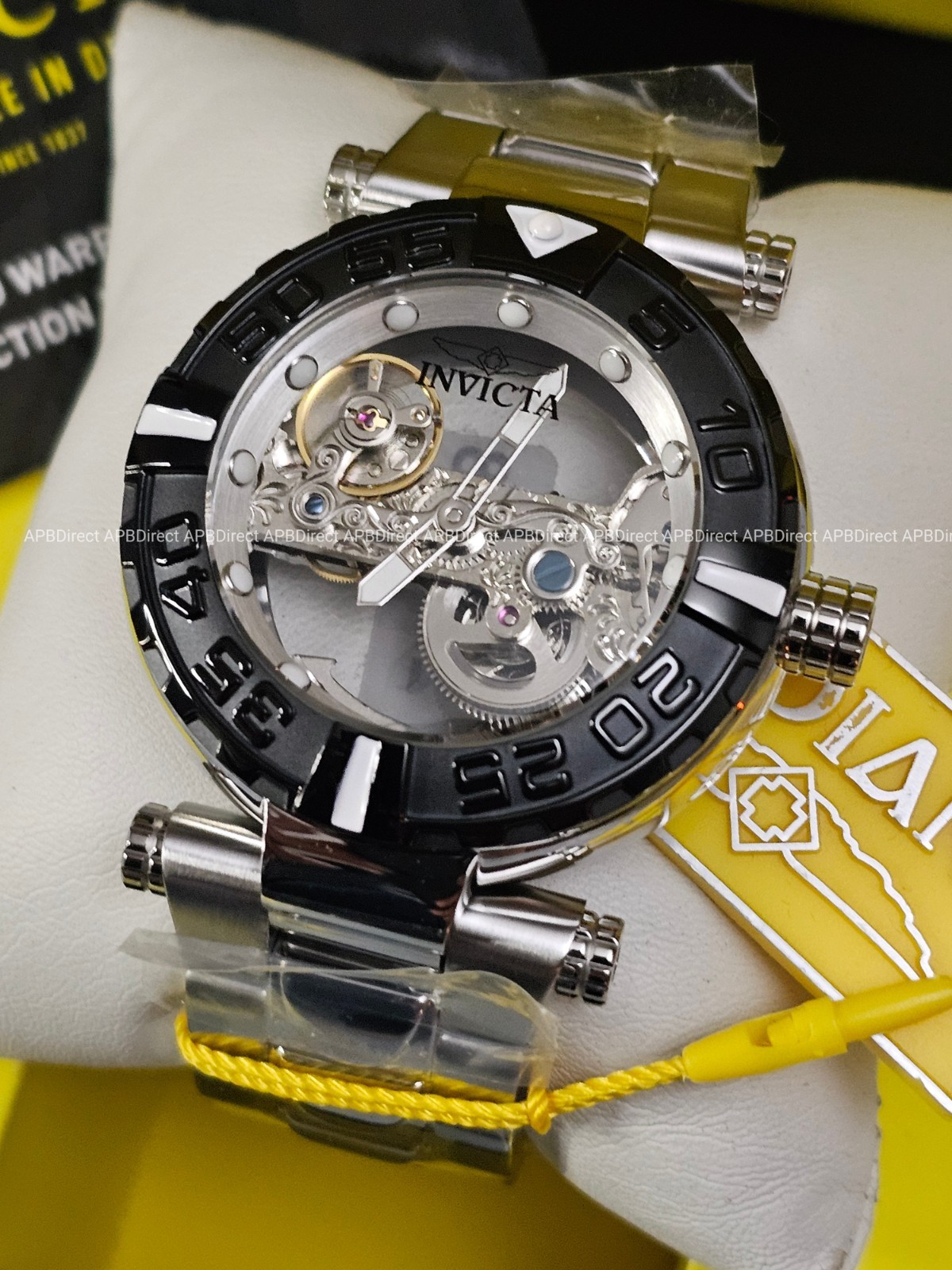 Invicta Subaqua Noma I – Automatic BRIDGE Mvmnt Skeleton – Blue LUME mens watch
