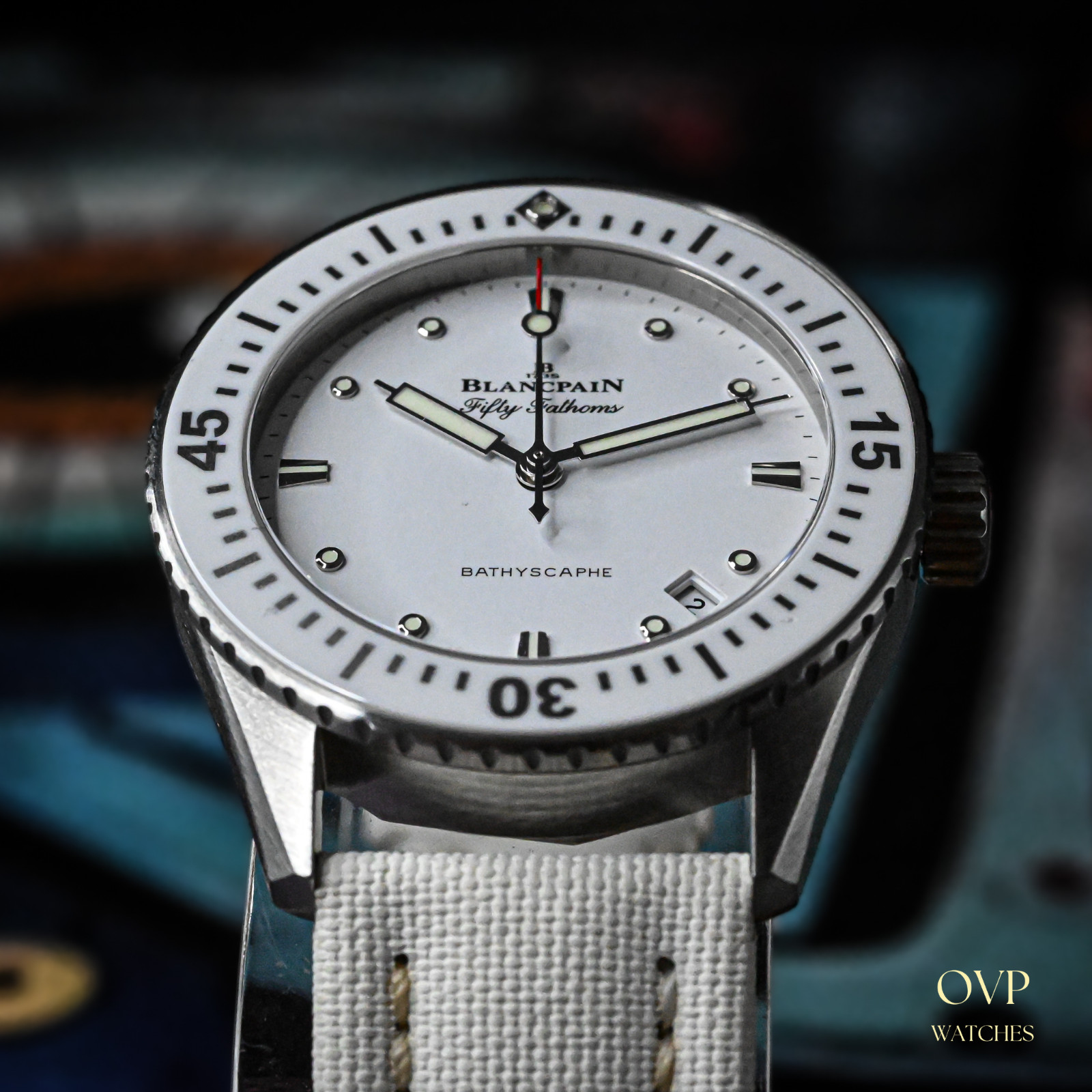 Blancpain Fifty Fathoms Bathyscaphe 38mm – Complete Set | Ref: 5100-1127-W52A