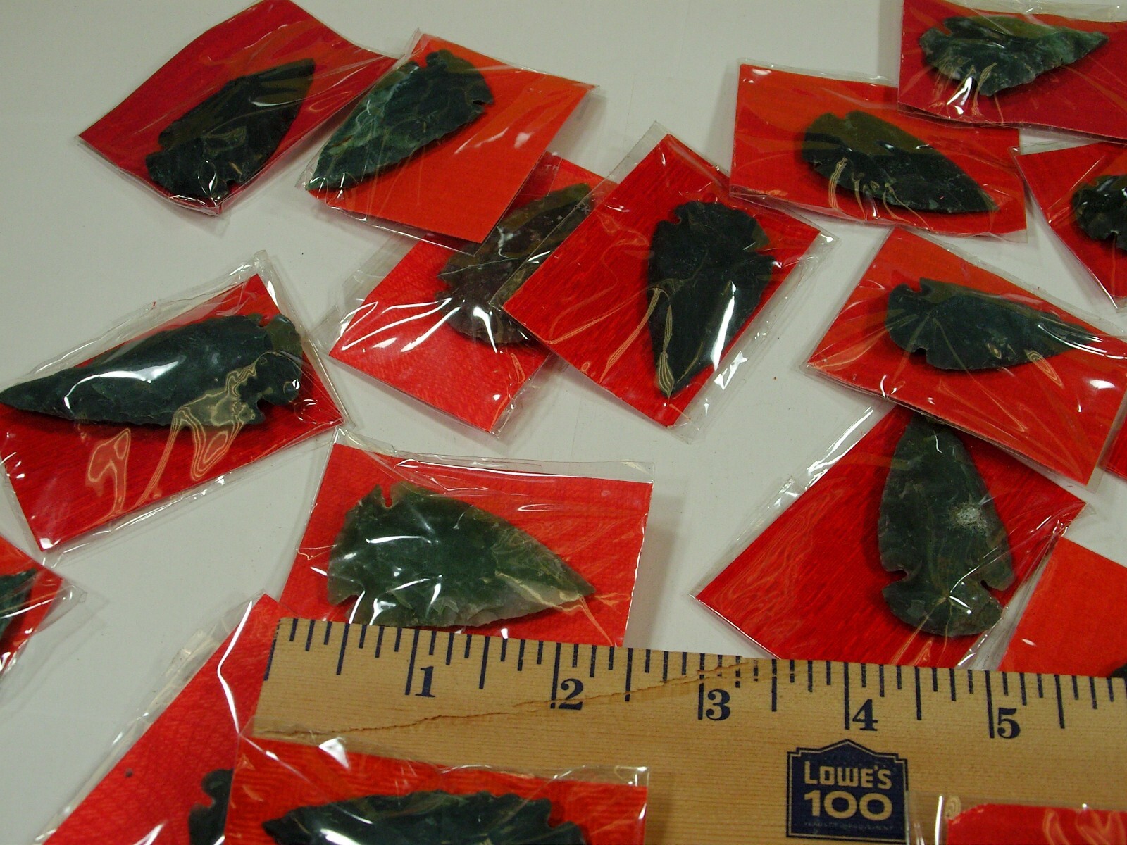 30 Pieces Large 2″ – 2 1/2″ India Handmade Agate Arrowheads Bulk Lot (FC-51) ⭐