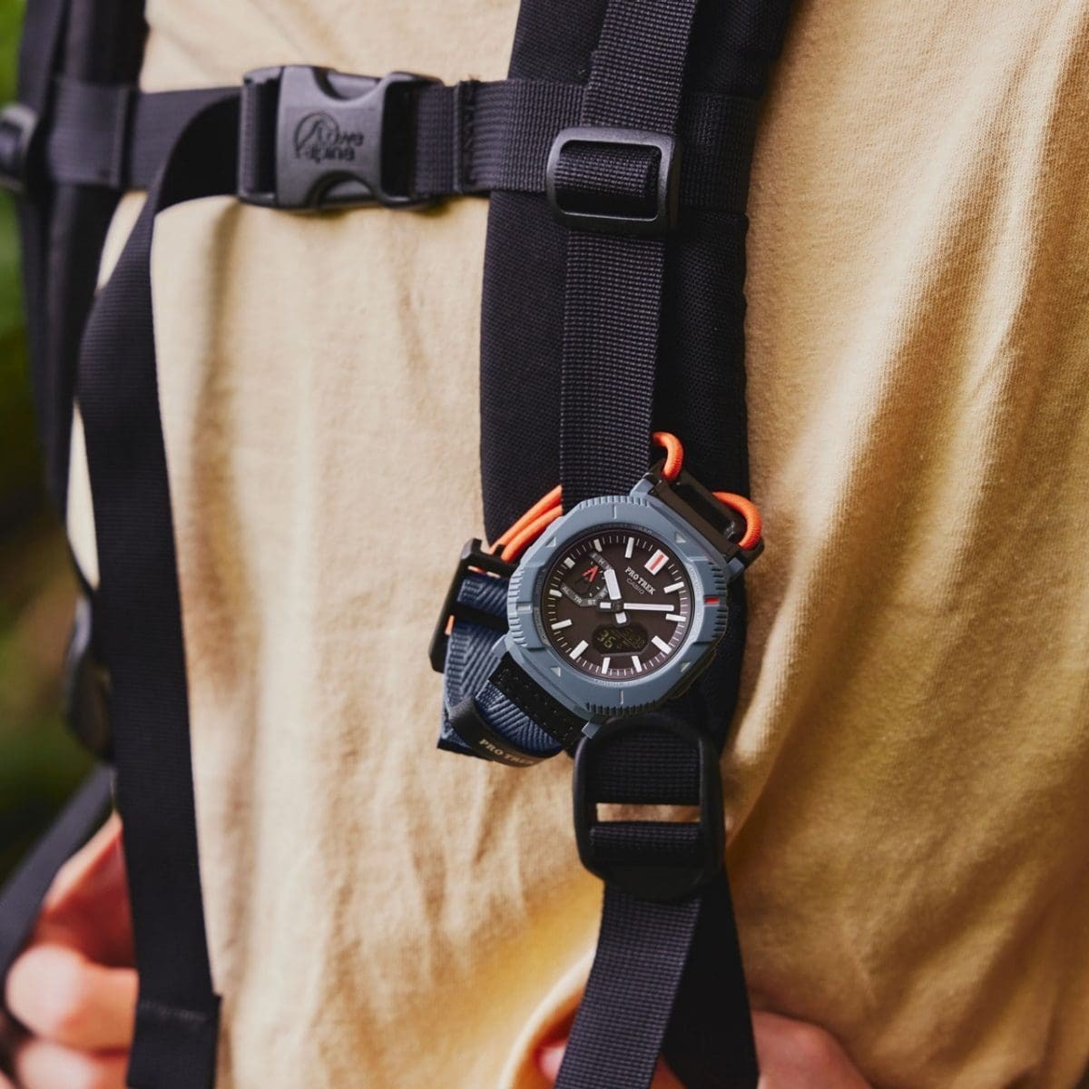 CASIO PROTREK PRJ-B001B-2JF Hiker Line Gray Tough Solar Diver 100m NEW Japan Wat
