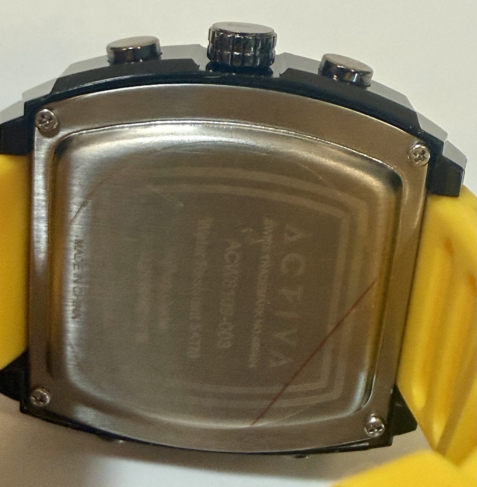 Activa X Invicta Digital Essentials Chrono Look- 45mm. Yellow (ACW8109-003) NIB