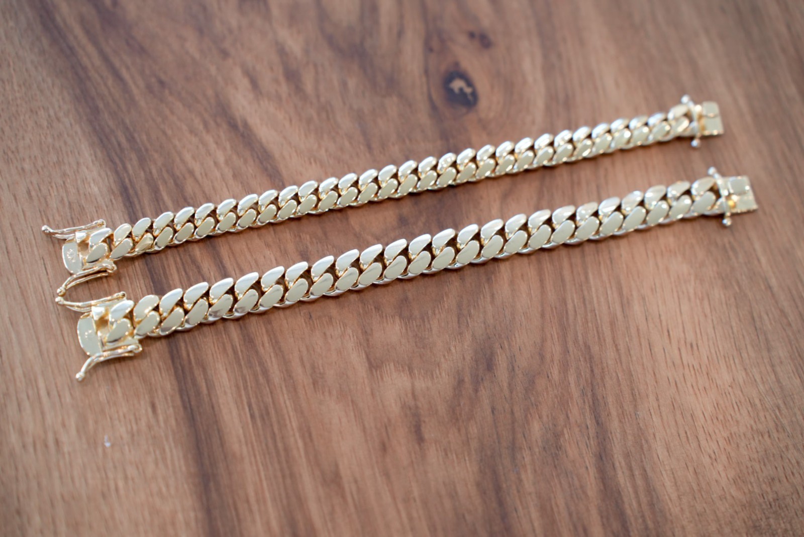 14K Yellow Gold 5x Plated | Miami Cuban | Bracelet | Solid | 7 inches | 12 mm