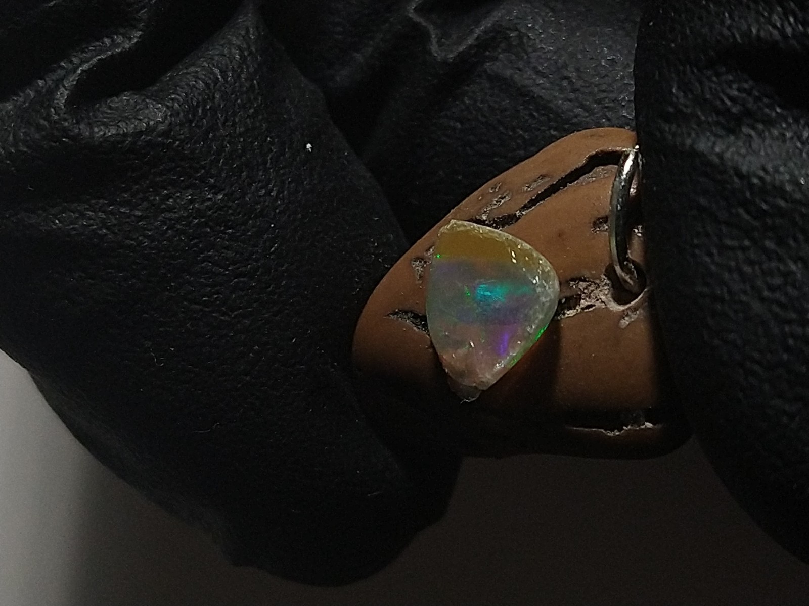 Walnut Opal Pendant