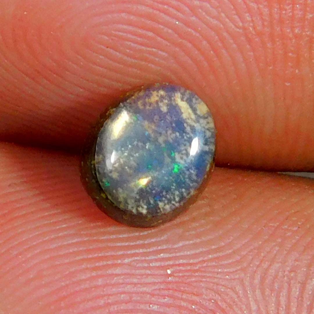 1.05Cts. Natural Stunning Power Boulder Opal Oval Cabochon Loose Gemstone