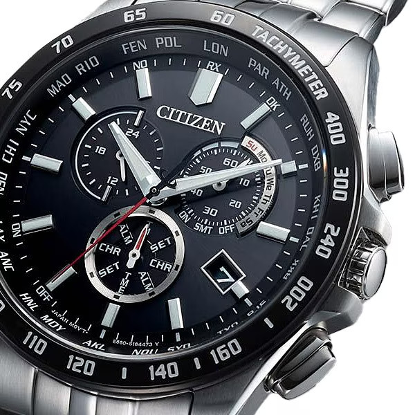 CITIZEN COLLECTION CB5874-90E Eco-Drive Radio Chronograph Men’s Watch