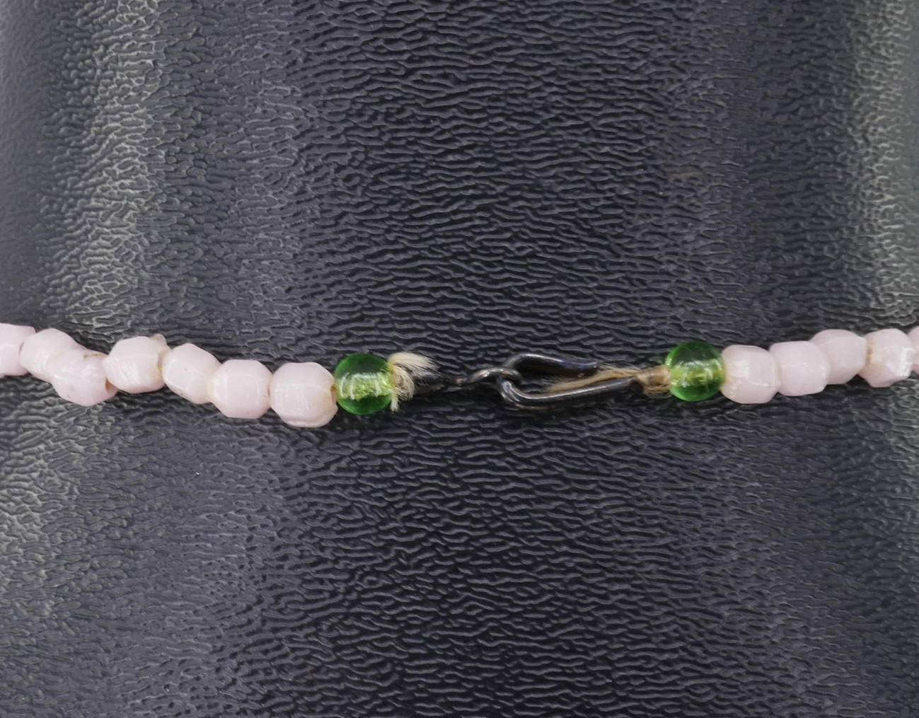CHUNKY CERAMiC DOLL FACE BUTTERFLY ANGEL FAiRY CANDY COLORED BEADED NECKLACE