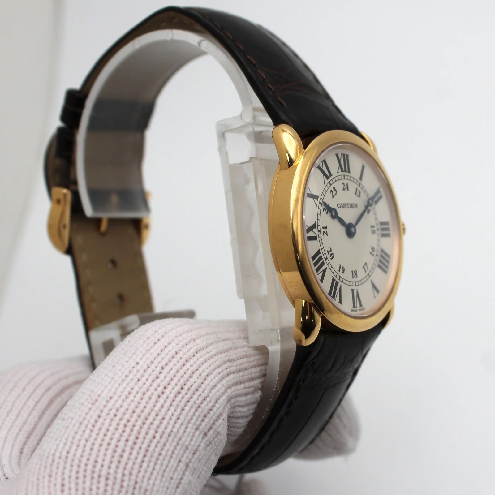 Cartier Ronde Louis 29mm 18K Rose Gold Roman Dial Watch 2886 W6800151