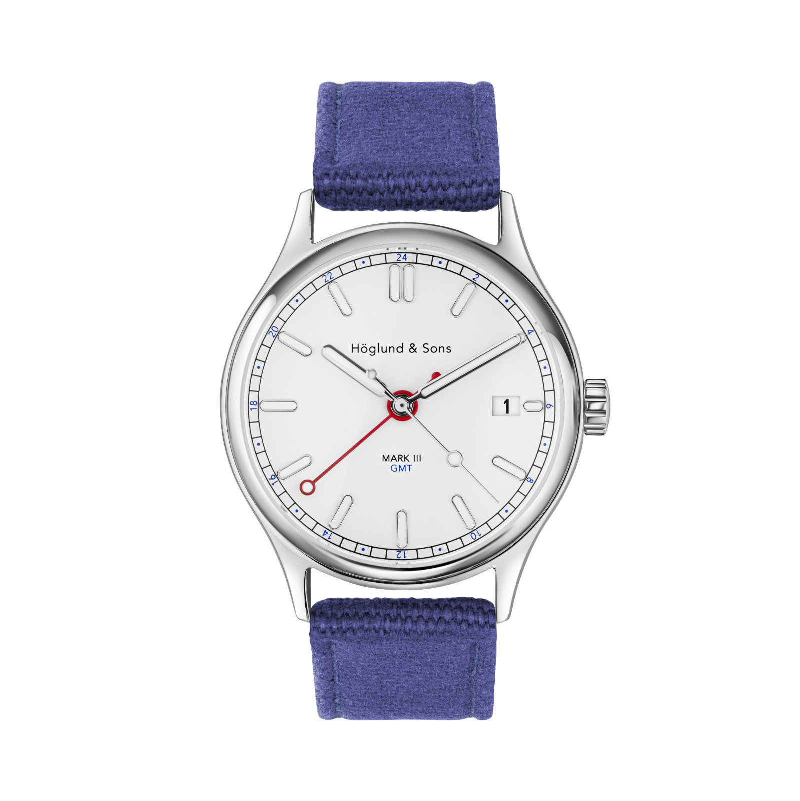 Höglund & Sons Mark III GMT Automatic Seiko 5 NH34 Movement
