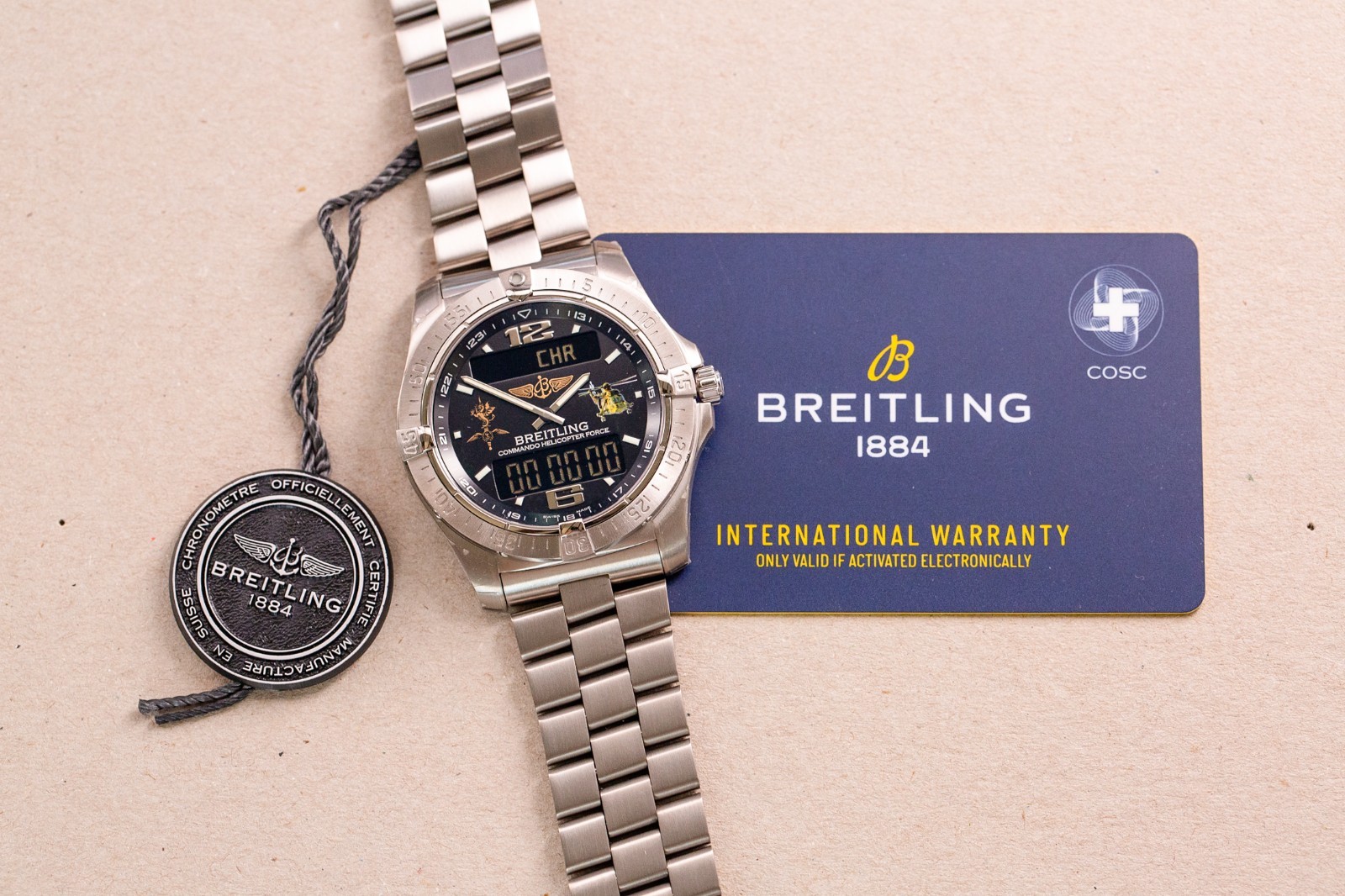 BREITLING Aerospace COMMANDO HELICOPTER FORCE Sea King Military Limited Edition