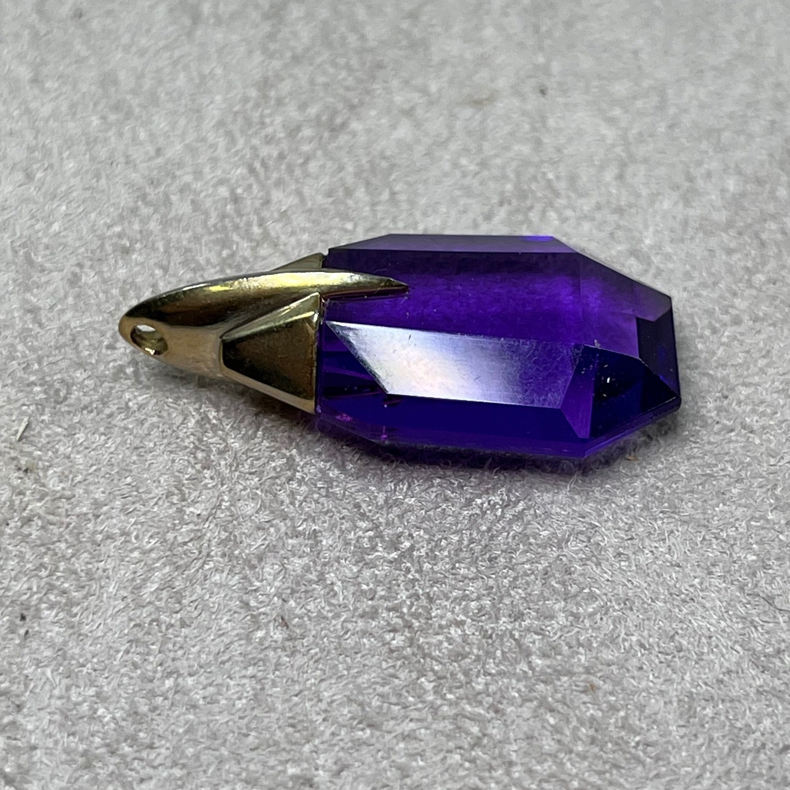 Thierry Mugler Alien Parfums Jewelry Set Bracelet Ring Pendant Purple Gold Tone