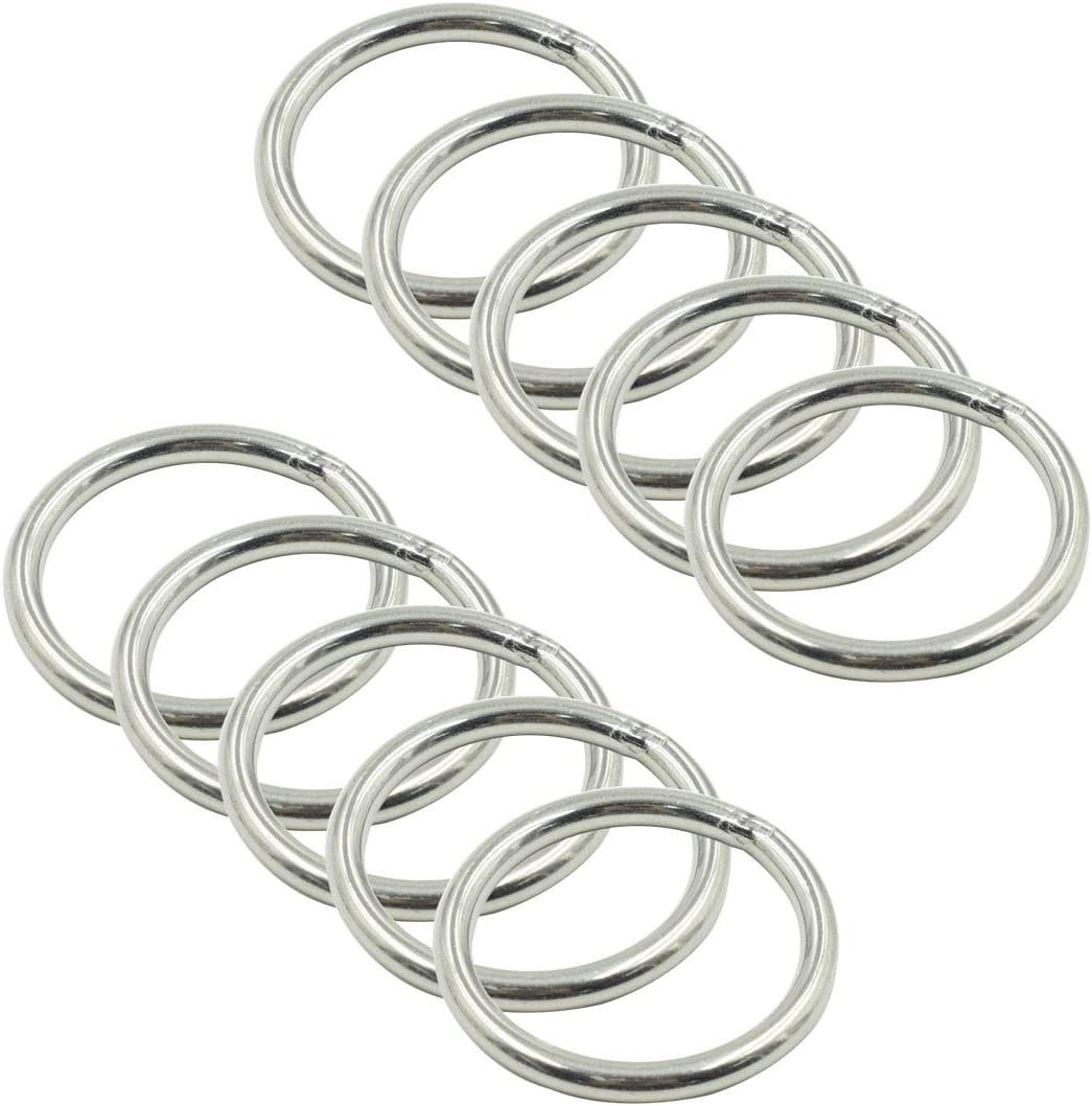 Durable Stainless Steel O Ring Set of 10 – 40mm Size for All Outdoor Gear Needs