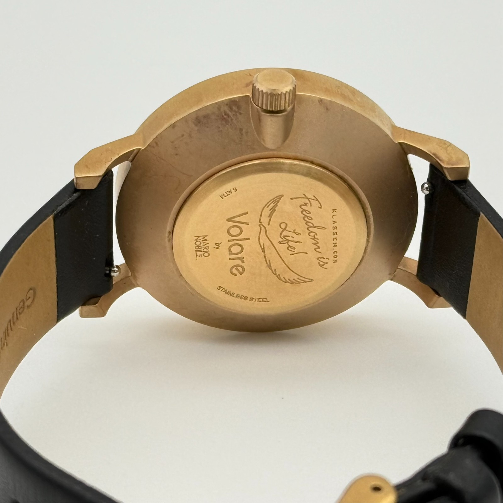 Women’s KLASSE14 Volare By Mario Nobile Watch Rose Gold Tone All Stainless Steel