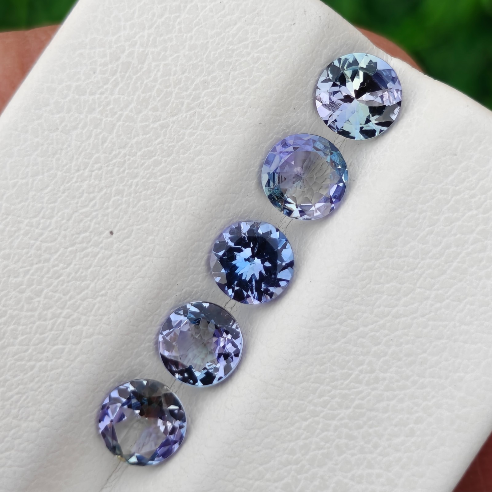 Bio colour tanzanite round gemstone 5mm lot loose gemstone for jewelry making