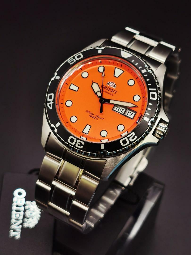 Orient Ray Raven II 2 Orange Automatic FAA02006M9 200M Men’s Watch